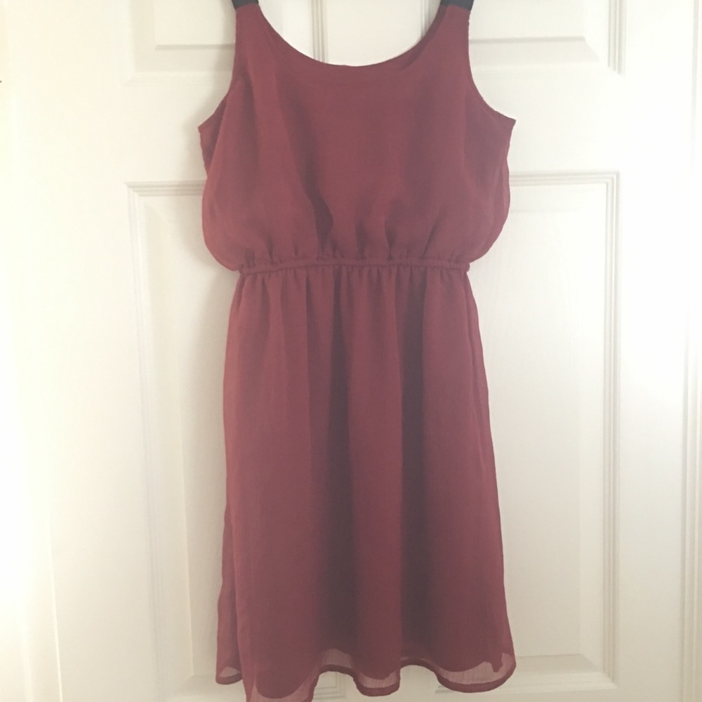 Beautiful rust colored dress by xhilaration